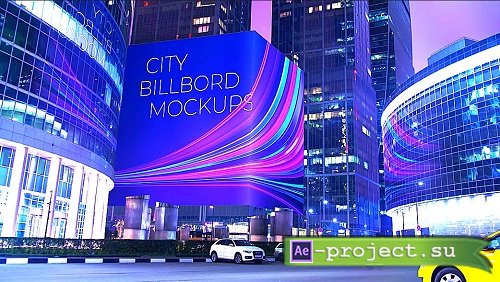 Billboards On Buildings 2564313 - Motion Graphics