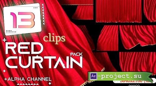 Red Stage Curtain Pack 777628 - Motion Graphics