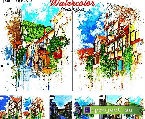 Watercolor Photo Effect - S4AERQ8