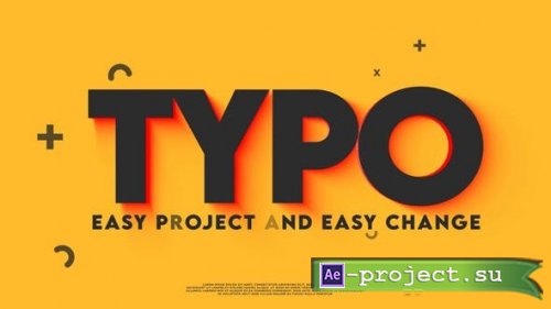 Videohive - New Typo Intro V 0.2 - 53037069 - Project for After Effects