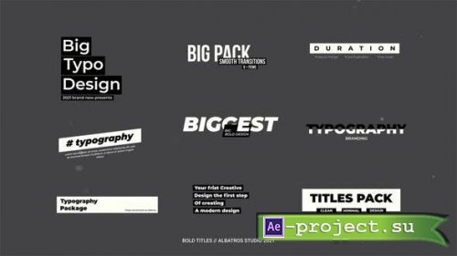 Videohive - Bold Titles 2.0 | After Effects - 53062910 - Project for After Effects