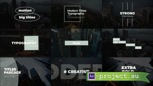 Videohive - Big Titles 1.0 | After Effects - 53062871 - Project for After Effects