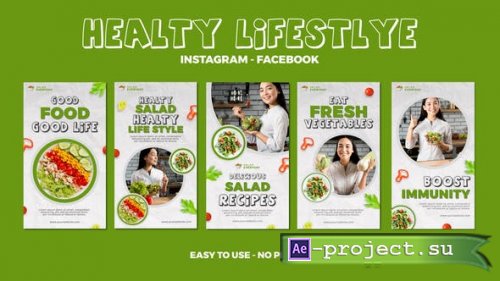 Videohive - Healty Lifestlye Instagram Stories - 53096933 - Project for After Effects