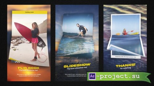 Videohive - Flip Book Slideshow Reel - 53051841 - Project for After Effects