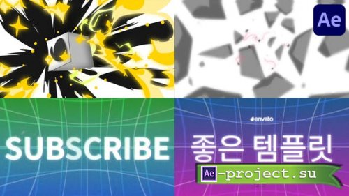 Videohive - Anime Explosion Logo Typography for After Effects - 53016867 - Project for After Effects