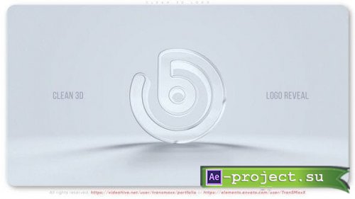 Videohive - Clean 3d Logo - 53054807 - Project for After Effects