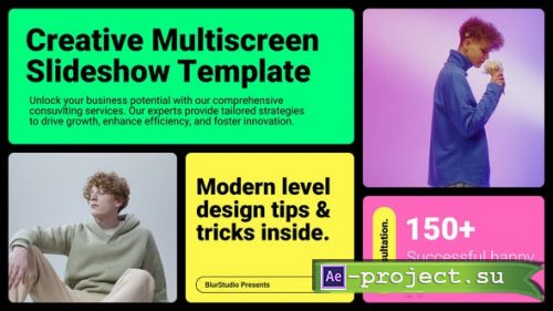 Videohive - Fabulous Multiscreen Slideshow - 53099401 - Project for After Effects