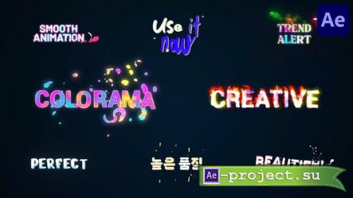 Videohive - Juicy Colorful Titles for After Effects - 53114200 - Project for After Effects
