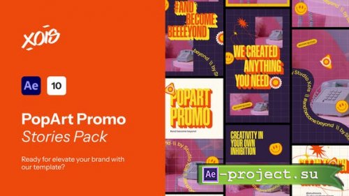 Videohive - Popart Promo Stories Pack - 53105583 - Project for After Effects