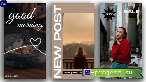 Videohive - Instagram Stories - AE - 52242214 - Project for After Effects