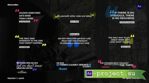 Videohive - Quotes Titles - After Effects - 52539758 - Project for After Effects