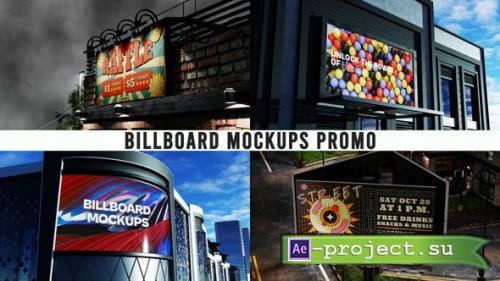 Videohive - Billboard Mockups - 53177913 - Project for After Effects