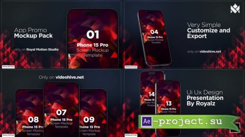 Videohive - App Promo Phone Mockup Slideshow - 52718217 - Project for After Effects