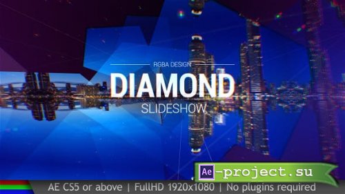 Videohive - Slideshow Diamond - 20168223 - Project for After Effects