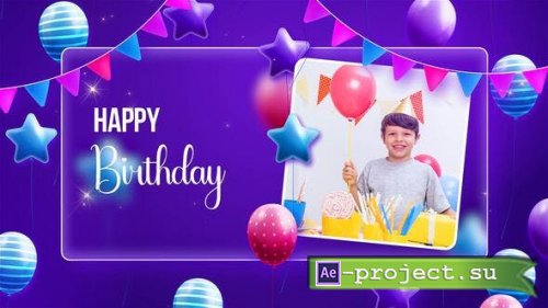 Videohive - Happy Birthday - 53187530 - Project for After Effects
