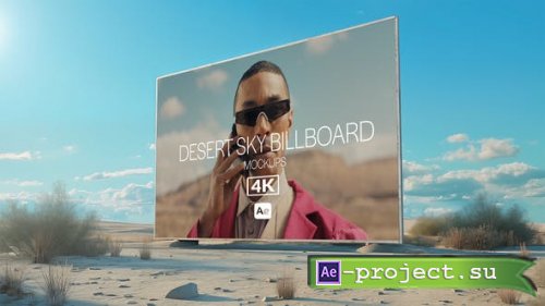 Videohive - Desert Sky Billboard Mockups - 52513268 - Project for After Effects