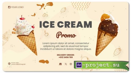 Videohive - Ice Cream Promo - 53197893 - Project for After Effects