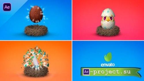 Videohive - Easter Egg - Logo Reveal - 51236651 - Project for After Effects