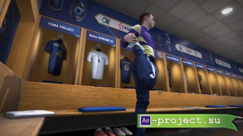 Videohive - Locker Rooms of Stade de France - 42603119 - Project for After Effects