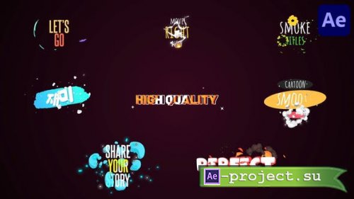 Videohive - Smoke Titles for After Effects - 53155668 - Project for After Effects