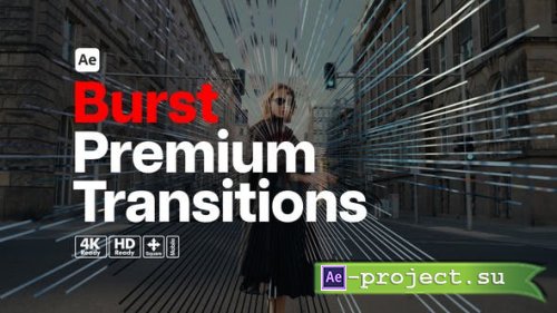 Videohive - Premium Transitions Burst - 53272383 - Project for After Effects