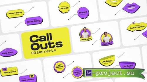 Videohive - Bright Call-Outs - 53275131 - Project for After Effects