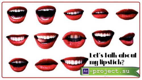 Videohive - Red Lips Titles - 53277281 - Project for After Effects