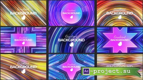 Videohive - Glass Gradient Bakgrounds - 53258554 - Project for After Effects