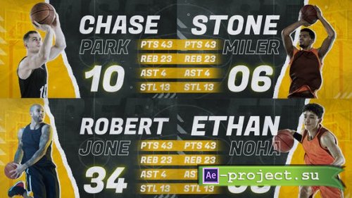 Videohive - Basketball Player Intro - 53274381 - Project for After Effects