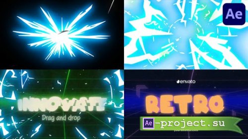 Videohive - Retrowave Logo for After Effects - 53312929 - Project for After Effects