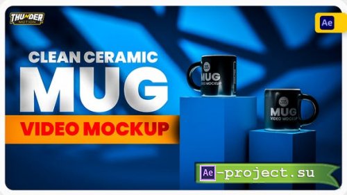 Videohive - Clean Ceramic Mug Mockup - 53326966 - Project for After Effects