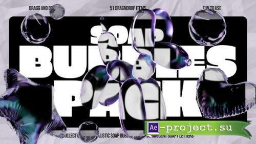 Videohive - 3D Soap Bubbles Pack - 53331231 - Project for After Effects