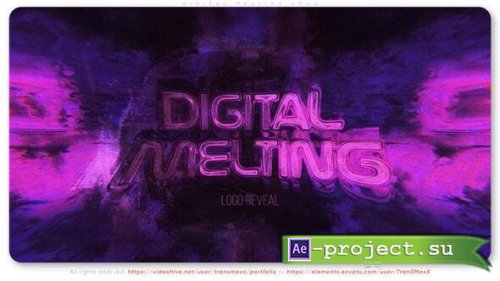 Videohive - Digital Melting Logo - 53352999 - Project for After Effects