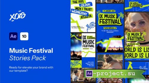 Videohive - Music Event Stories Pack - 53354004 - Project for After Effects