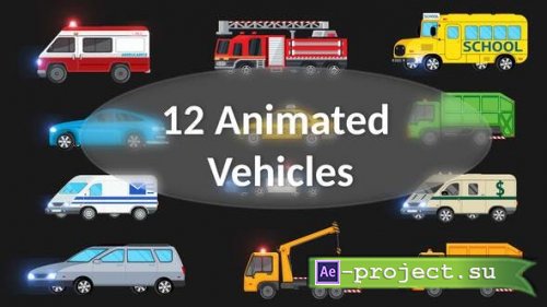 Videohive - Vehicle Animation - 48060367 - Project for After Effects