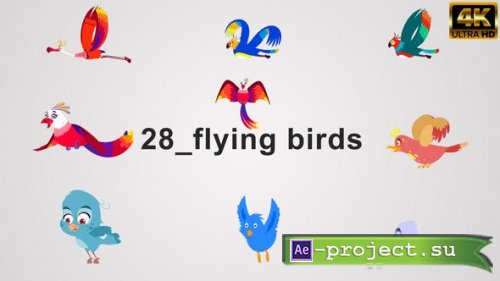 Videohive - Flying birds - 24631375 - Project for After Effects