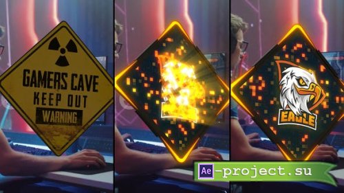 Videohive - Gamer Zone Logo Transition - 31885607 - Project for After Effects