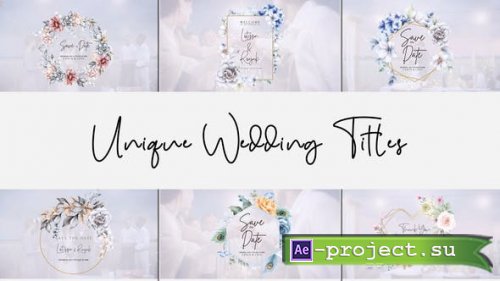 Videohive - Wedding titles - 53365517 - Project for After Effects