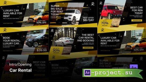 Videohive - Intro/Opening Video - Car Rental After Effects Template - 52997596 - Project for After Effects