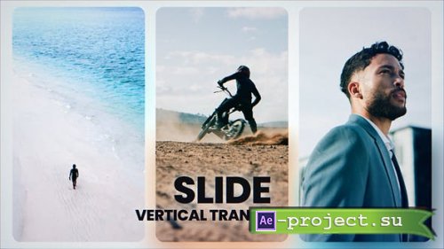 Videohive - Vertical Slide Transitions - 53404232 - Project for After Effects