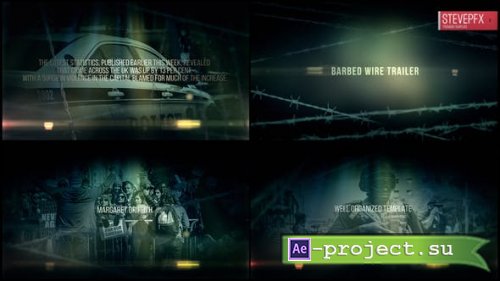 Videohive - Barbed Wire Trailer - 21921993 - Project for After Effects