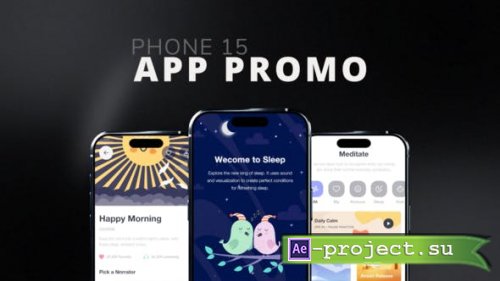Videohive - App Promo Phone 15 Pro - 53409085 - Project for After Effects