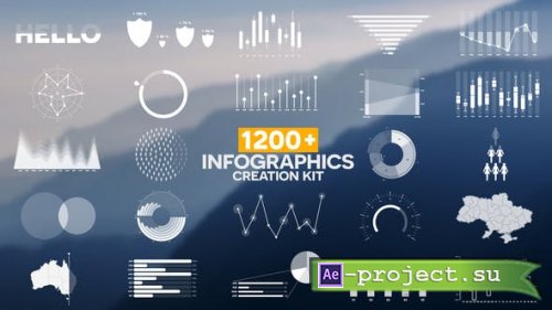 Videohive - 1200+ Infographics Pack - 39627367 - Project for After Effects