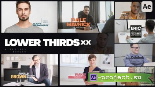 Videohive - Lower Thirds XX - 53422326 - Project for After Effects