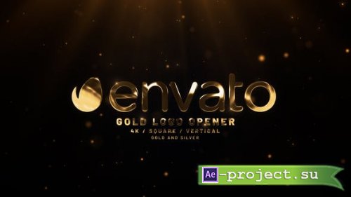 Videohive - Gold Logo Opener - 53434667 - Project for After Effects