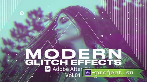 Videohive - Modern Glitch Effects 01 Ae - 53465370 - Project for After Effects