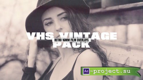 Videohive - VHS Vintage And Retro 16mm Film Overlays - 53438442 - Project for After Effects
