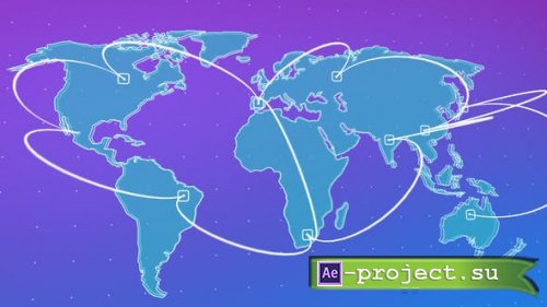 Videohive - Minimal Map Kit - 22217031 - Project for After Effects