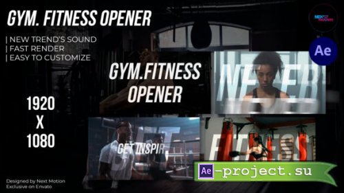 Videohive - Gym Fitness Opener - 53448040 - Project for After Effects
