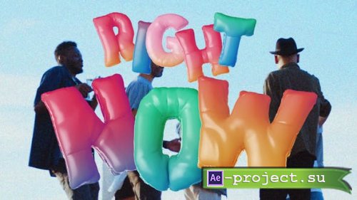 Videohive - 3D Inflated Gradient Letters and Numbers - 53500380 - Project for After Effects